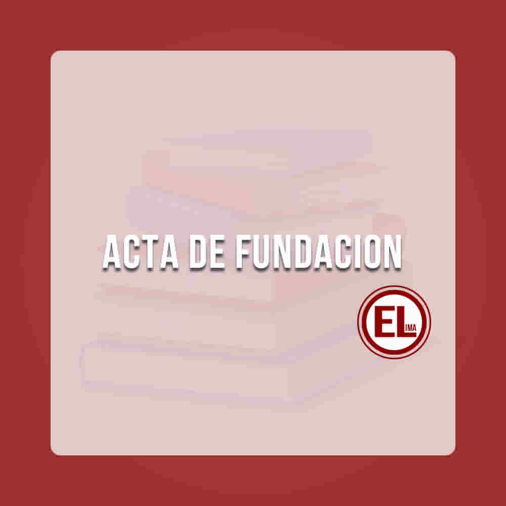 ECONOMIISTAS DE LIMA | ACTA DE FUNDACION